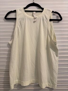 Sleeveless Lululemon Athletic Tank Top - yellow